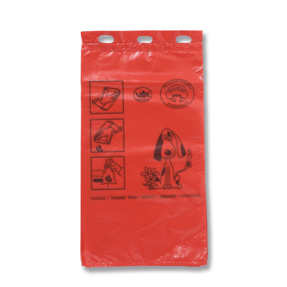 Product afbeelding: Hondenpoepzakjes, 1.000 stuks/VE, rood