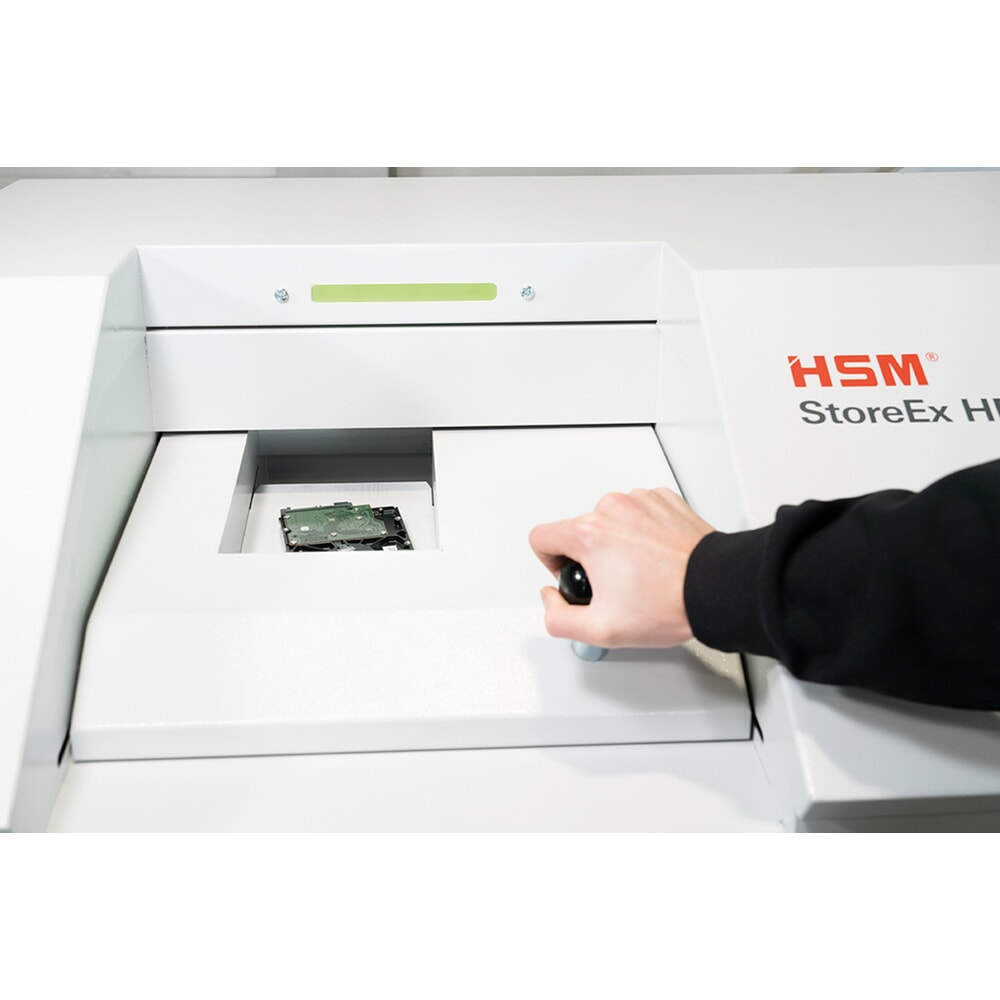 Productafbeelding nr. 5: HSM mediashredder StoreEx HDS 230, met transportband, eentraps, snippers 20 x 40-50 mm