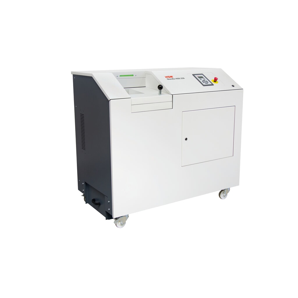 HSM® mediashredder-pers StoreEx HDS 230, eentraps, deeltjesgrootte 20 x 40-50 mm Product afbeelding: HSM® mediashredder-pers StoreEx HDS 230, eentraps, deeltjesgrootte 20 x 40-50 mm
