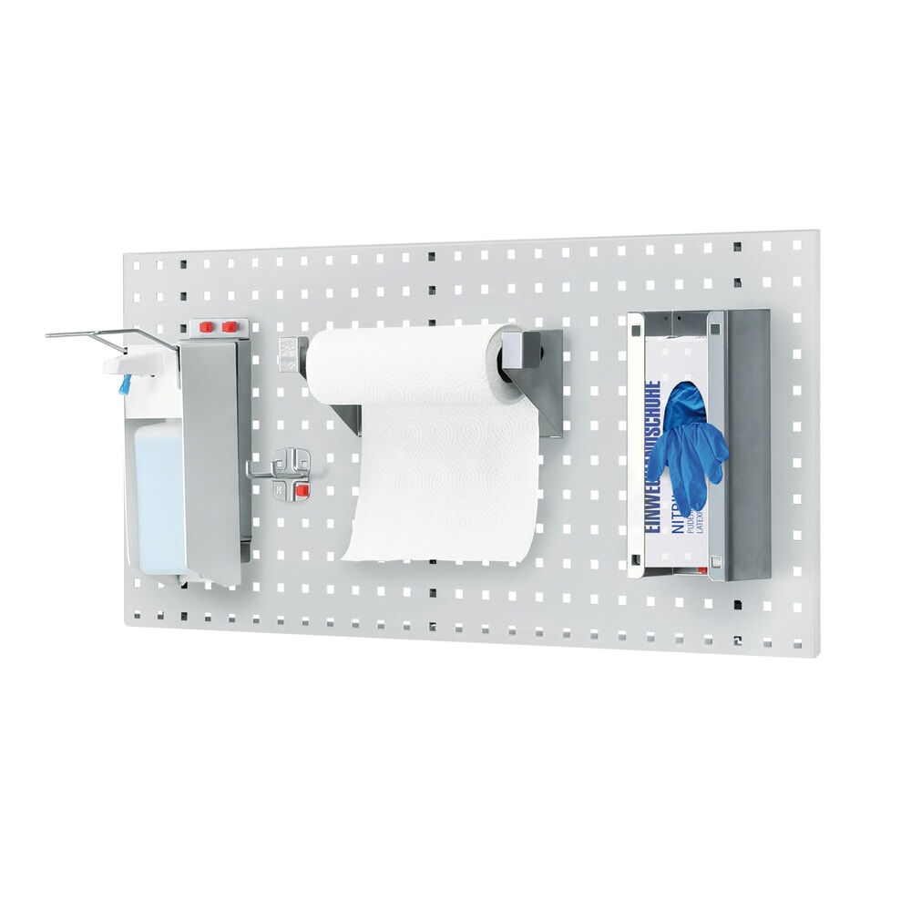 Product afbeelding: Hygiënestation Kappes RasterPlan®, geperforeerde plaat, hxb 450 x 1.000, model 4