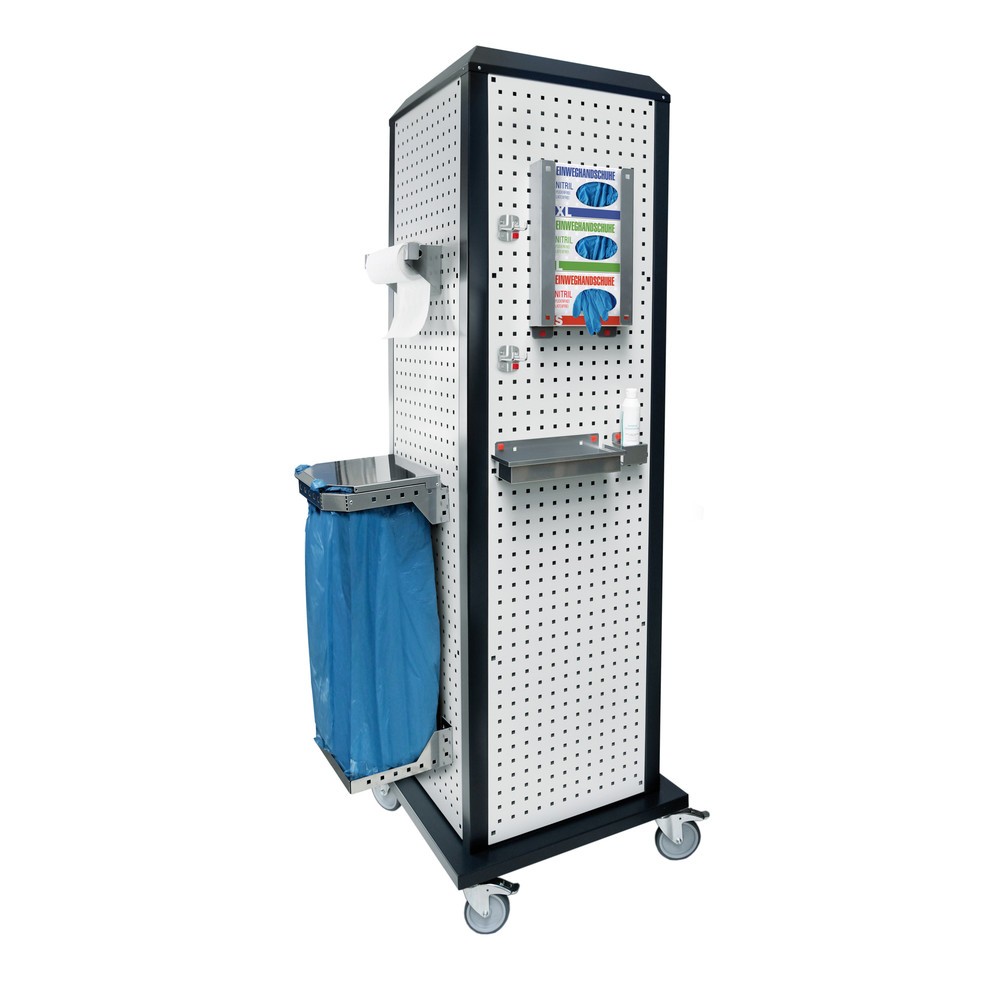Product afbeelding: Hygiënestation Kappes RasterPlan®, mobiel, zonder deur, hxbxd 2.175 x 700 x 700 mm, model 2