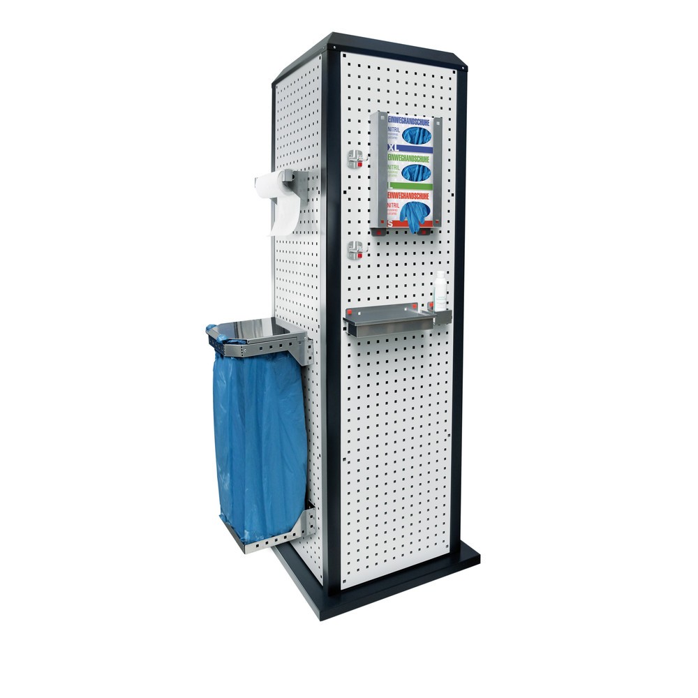 Product afbeelding: Hygiënestation Kappes RasterPlan®, stationair, zonder deur, hxbxd 2.015 x 700 x 700 mm, model 2