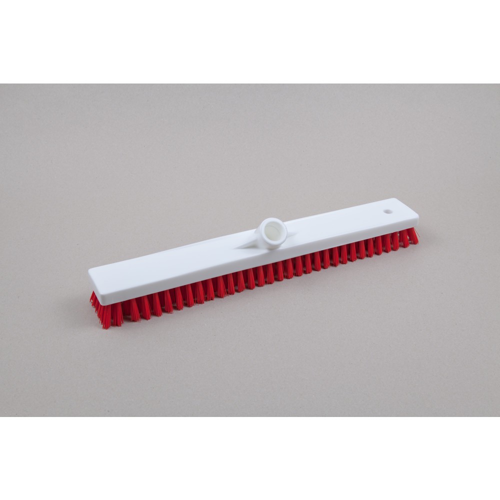 Productafbeelding nr. 1: Hygiënische schrobber / wisser, kunststof, Duitse draad, polyester borstelharen 0,50, hard, 450 mm, rood