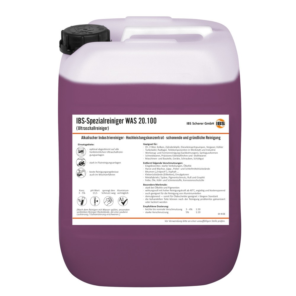 Productafbeelding nr. 1: IBS ultrasoonreiniger WAS 20.100, 20 l