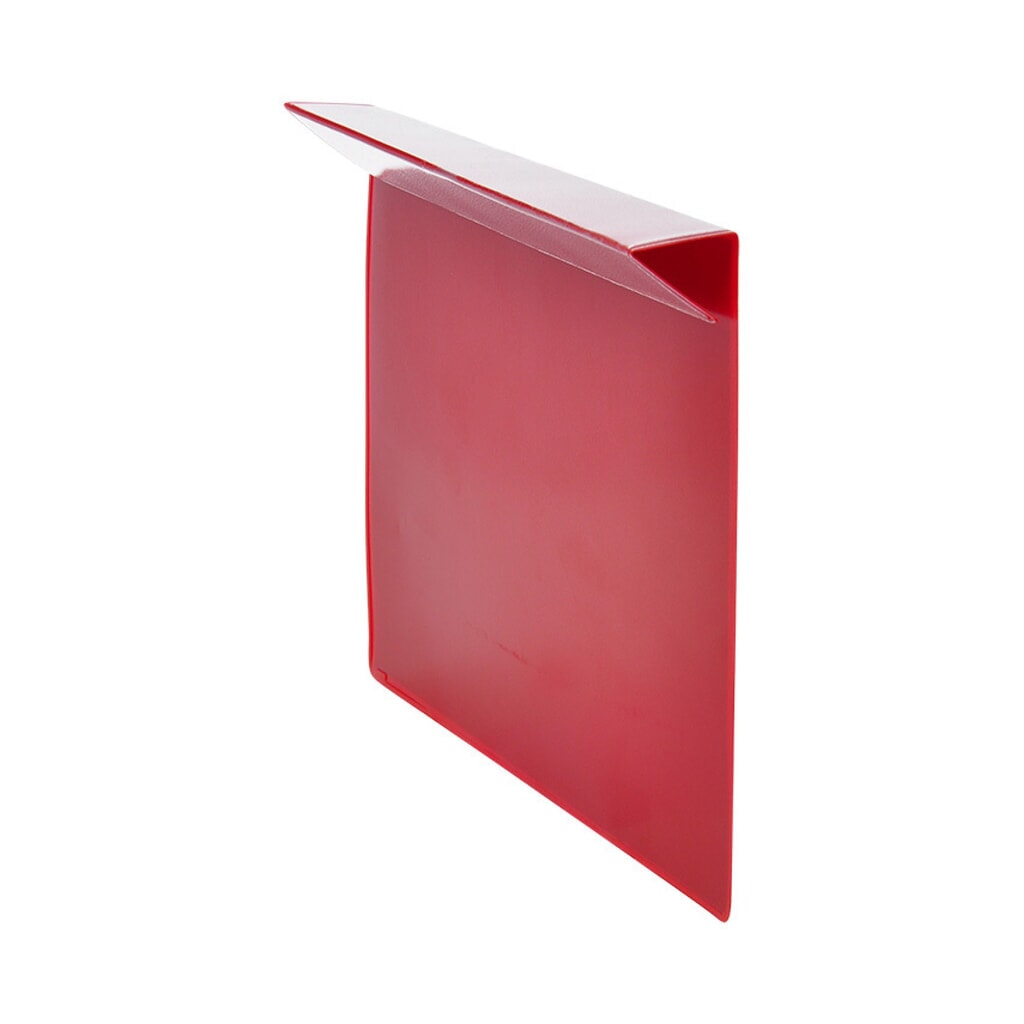 Identificatiezakjes voor opzetframe, 100 stuks/VE, A5, opening opzij, rood Productafbeelding nr. 2: Identificatiezakjes voor opzetframe, 100 stuks/VE, A5, opening opzij, rood