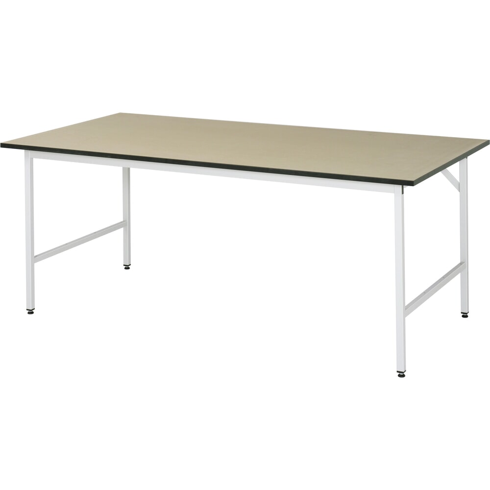 Productafbeelding nr. 1: In hoogte verstelbare werktafel RAU serie JERRY, hxbxd 800-850 x 2.500 x 1.000 mm, mdf werkblad