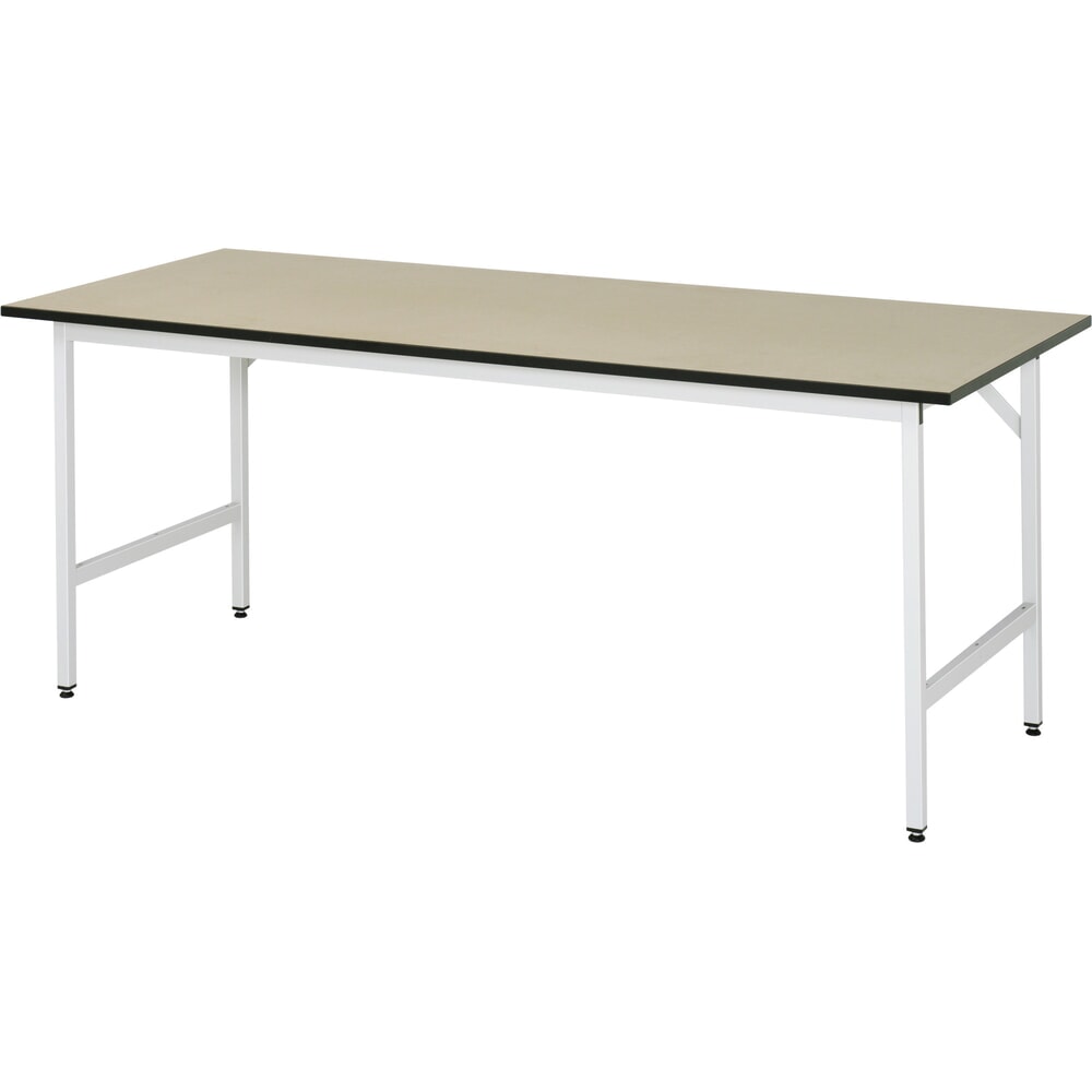 Productafbeelding nr. 1: In hoogte verstelbare werktafel RAU serie JERRY, hxbxd 800-850 x 2.500 x 800 mm, mdf werkblad