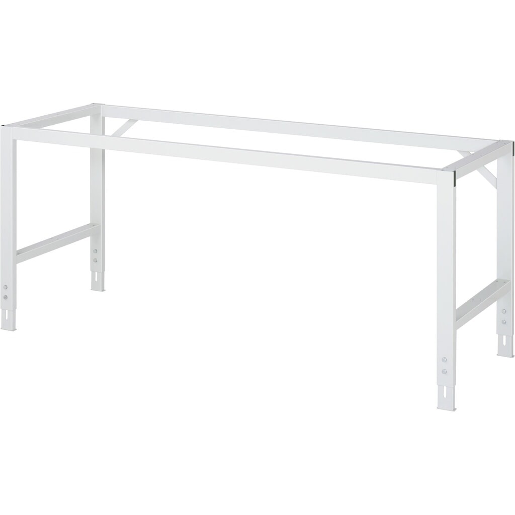 In hoogte verstelbare werktafel RAU serie TOM, hxbxd 760-1.080 x 2.500 x 800 mm, 3 lades, mdf werkblad Productafbeelding nr. 2: In hoogte verstelbare werktafel RAU serie TOM, hxbxd 760-1.080 x 2.500 x 800 mm, 3 lades, mdf werkblad