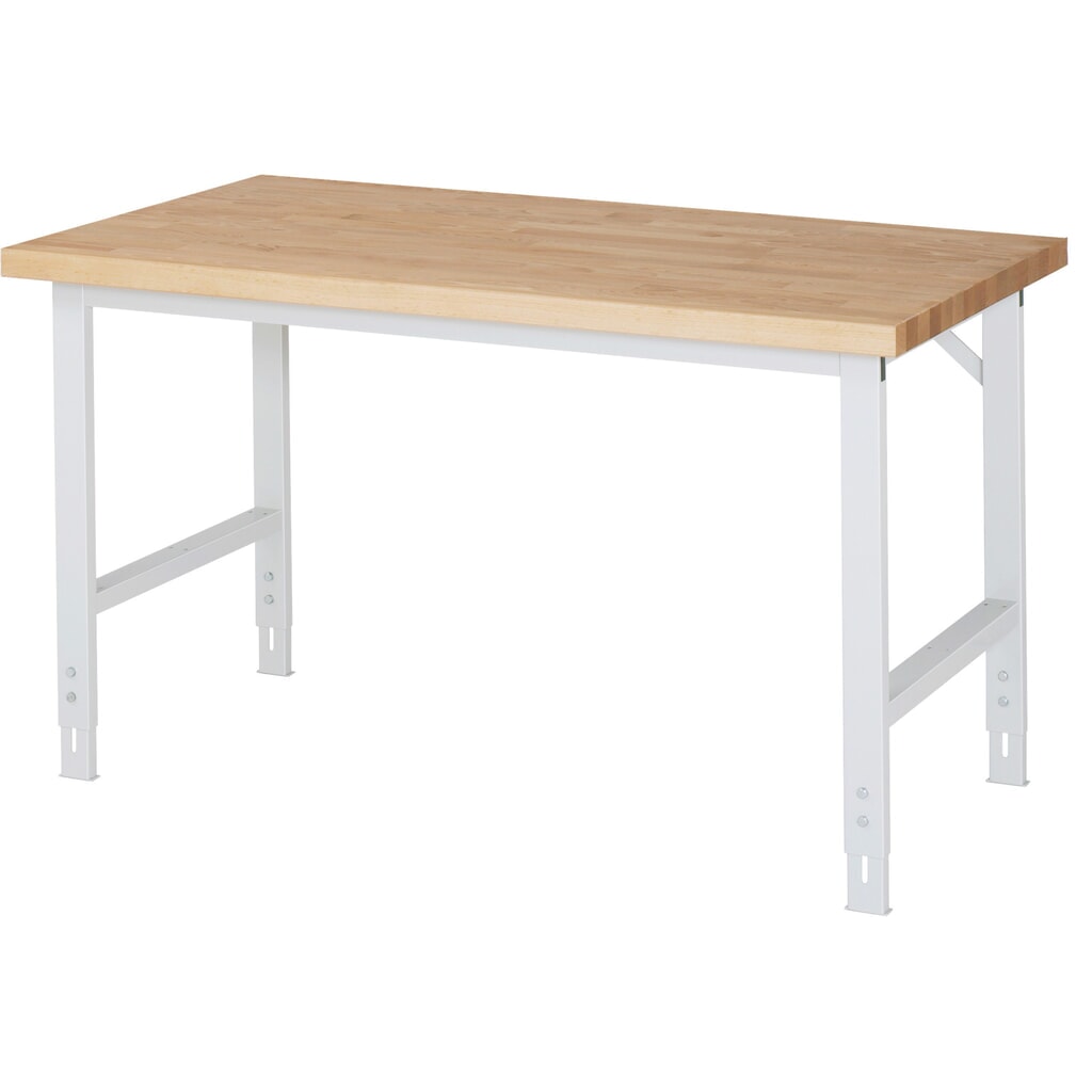 Productafbeelding nr. 1: In hoogte verstelbare werktafel RAU serie TOM, hxbxd 780-1.100 x 1.500 x 700 mm, beuken fineer