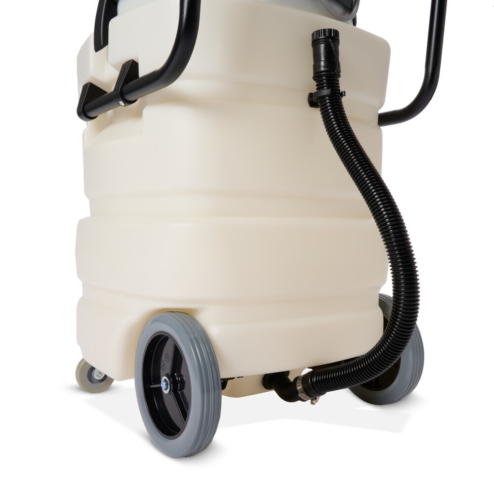 Productafbeelding nr. 6: Industriële stofzuiger HEMMDAL, nat + droog, kunststof reservoir, 3.000 W, 90 l, duwbeugel, afvoerslang