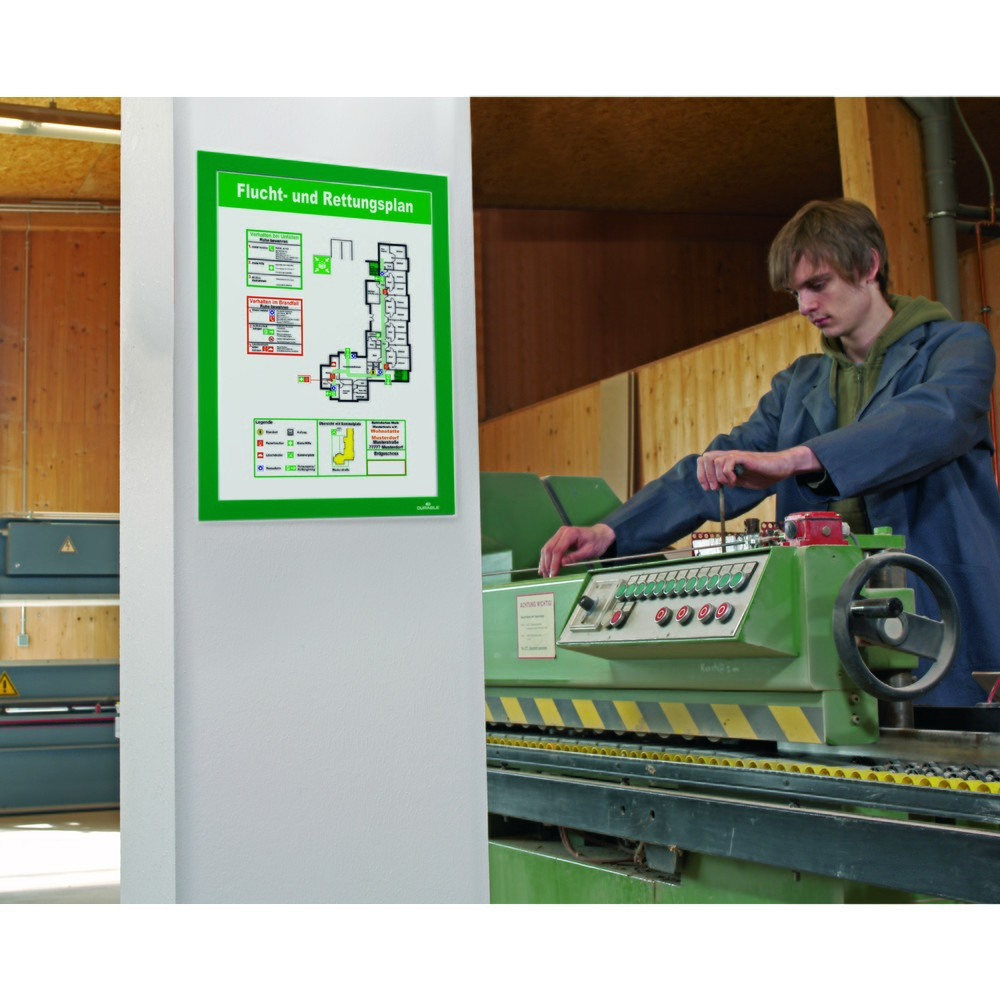 Productafbeelding nr. 7: Infoframe DURABLE DURAFRAME®, zelfklevend, DIN A4, groen