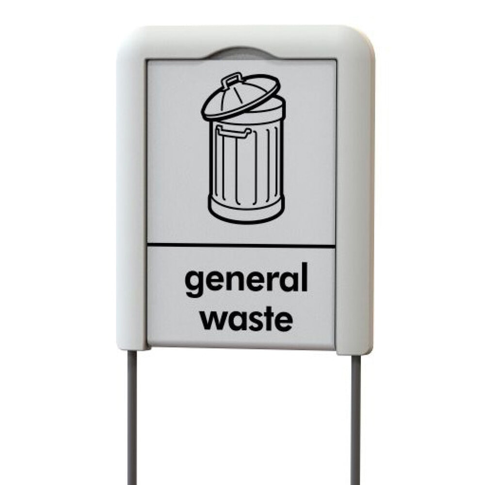 Product afbeelding: Informatiebord voor afvalbak ENVIROBIN Midi