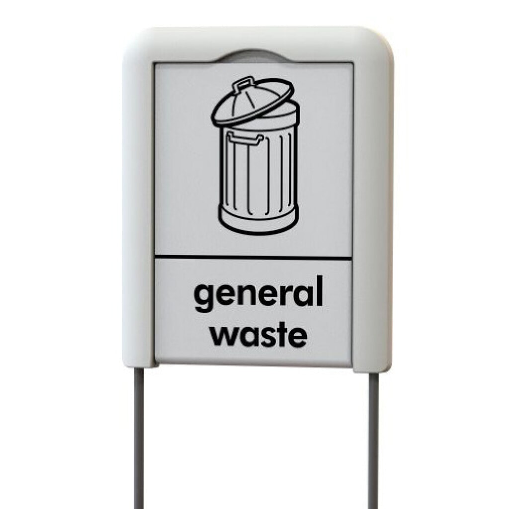 Product afbeelding: Informatiebord voor afvalbak ENVIROBIN Midi
