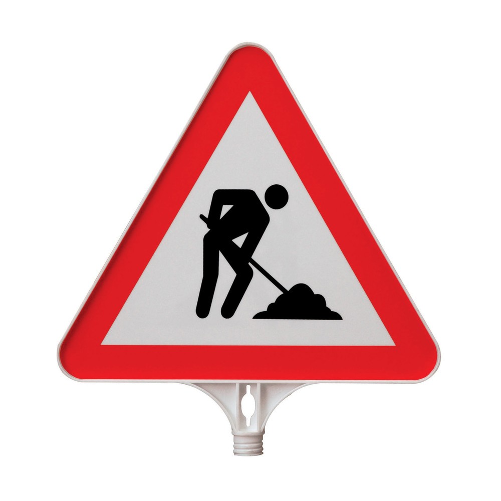 Product afbeelding: Waarschuwingsbord bouwwerkzaamheden, driehoek, zijdelengte 390 mm