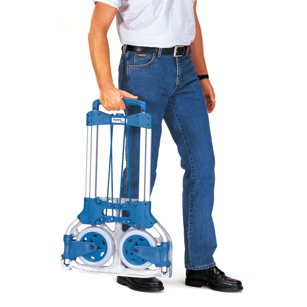 Inklapbare aluminium steekwagen fetra®, draagvermogen 125 kg, steekplaat bxd 480 x 320 mm Productafbeelding nr. 3: Inklapbare aluminium steekwagen fetra®, draagvermogen 125 kg, steekplaat bxd 480 x 320 mm