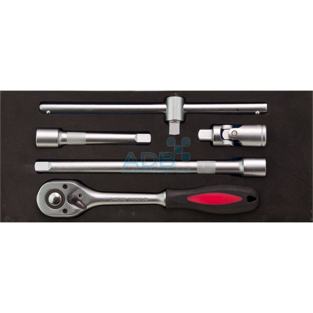 Productafbeelding nr. 2: Inlegbak voor gereedschapswagen voor 5-delige set steeksleutelhouders 1/2 inch