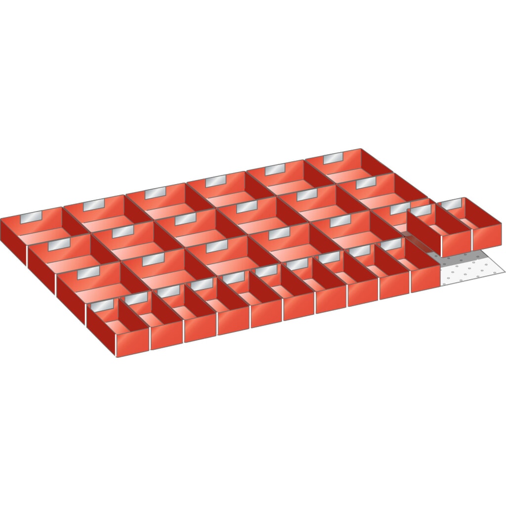 Product afbeelding: Inzetbakkenset LISTA 54x36E, (bxdxfh) 918x612x75 mm, 30-delig
