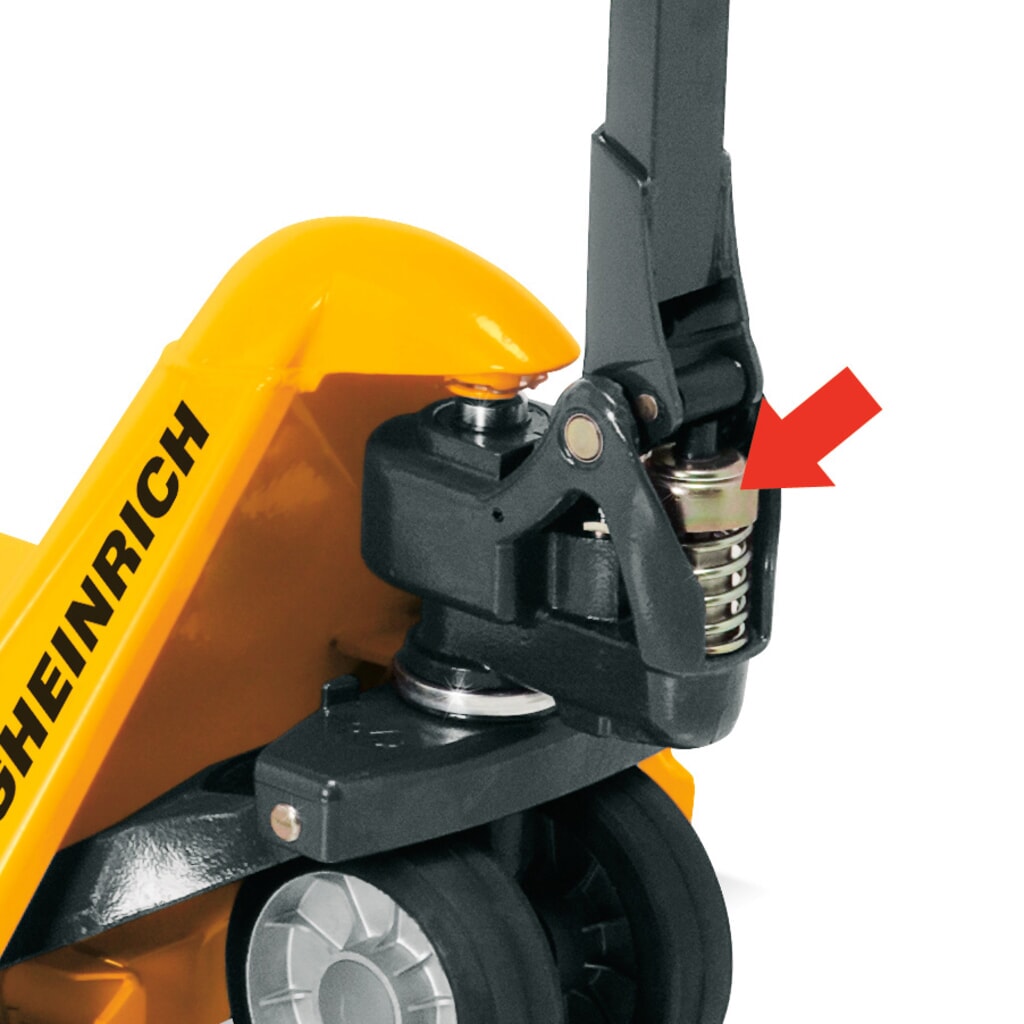 Handtranspallet Jungheinrich AM 22 met snelhef, draagvermogen 2.200 kg, vorklengte 795 mm, nylon Productafbeelding nr. 3: Handtranspallet Jungheinrich AM 22 met snelhef, draagvermogen 2.200 kg, vorklengte 795 mm, nylon