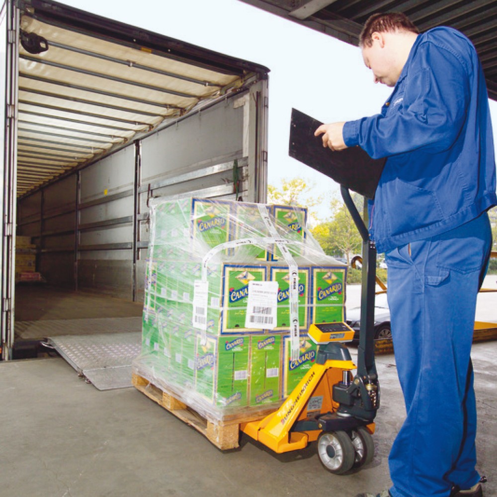 Productafbeelding nr. 3: Transpallet met weegschaal Jungheinrich AMW 22 met basisdisplay, draagvermogen 2.200 kg, volrubber / polyurethaan