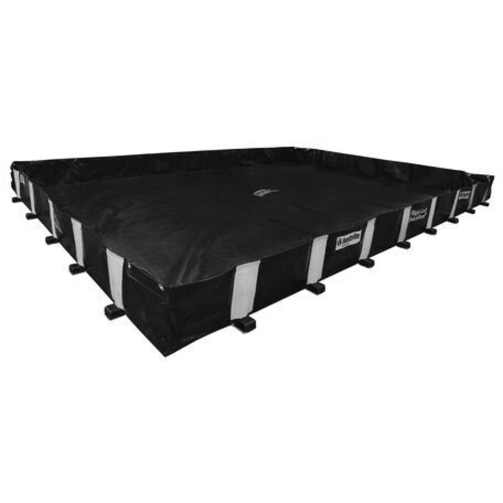 Product afbeelding: Justrite® vouw-lekbak van polyvinylchloride QuickBerm®, inhoud 5.432 l