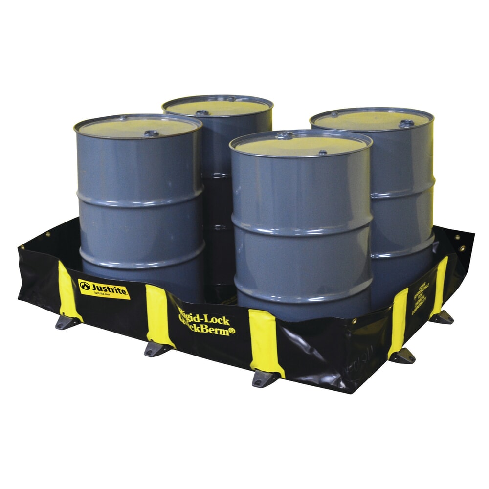 Productafbeelding nr. 3: Justrite® vouw-lekbak van polyvinylchloride QuickBerm®, inhoud 662 l