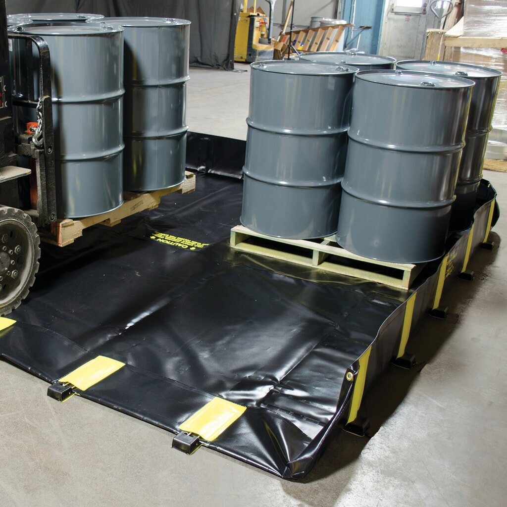 Justrite® vouw-lekbak van polyvinylchloride QuickBerm®, inhoud 2.820 l Productafbeelding nr. 5: Justrite® vouw-lekbak van polyvinylchloride QuickBerm®, inhoud 2.820 l