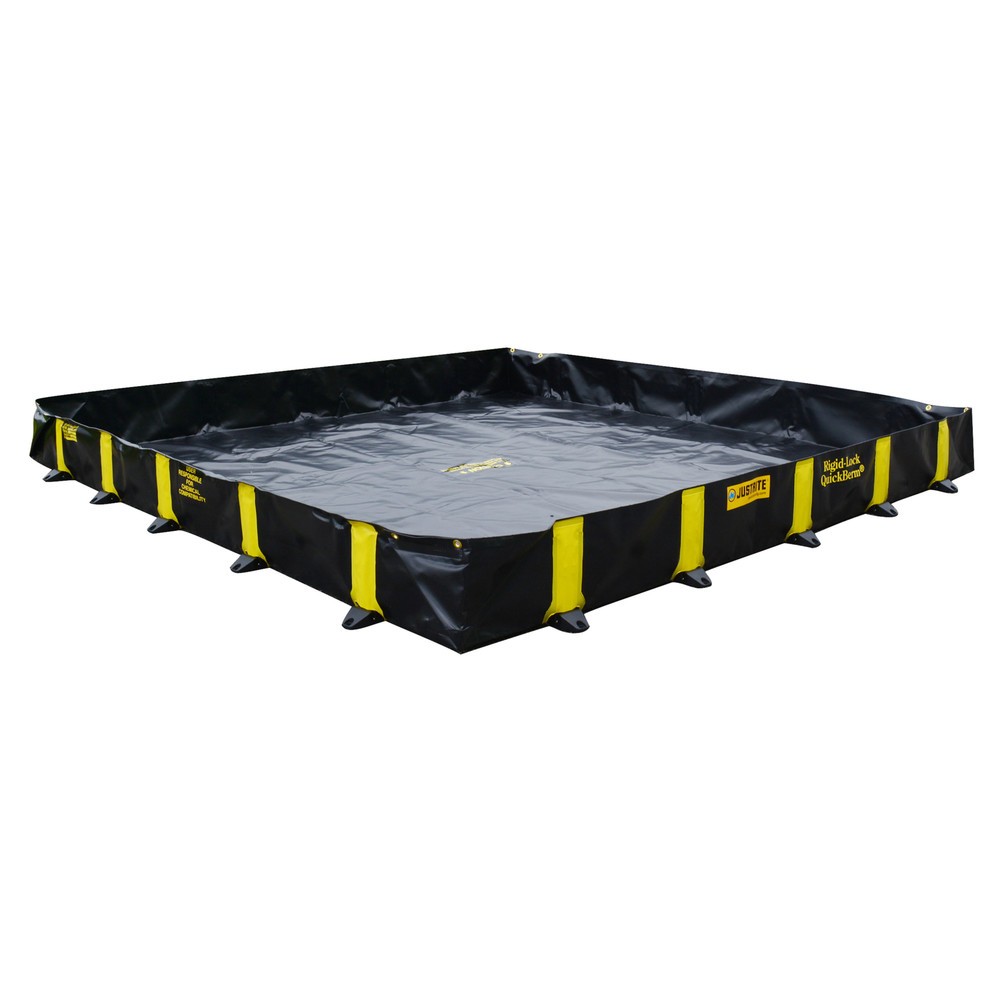 Product afbeelding: Justrite® vouw-lekbak van polyvinylchloride QuickBerm®, inhoud 2.820 l
