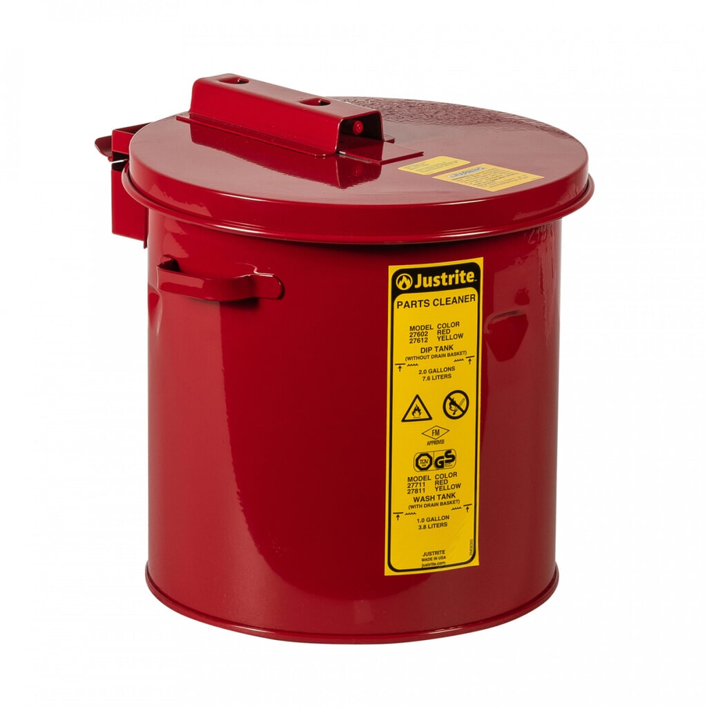 Was- en dompelbakken Justrite®, 8 liter Product afbeelding: Was- en dompelbakken Justrite®, 8 liter