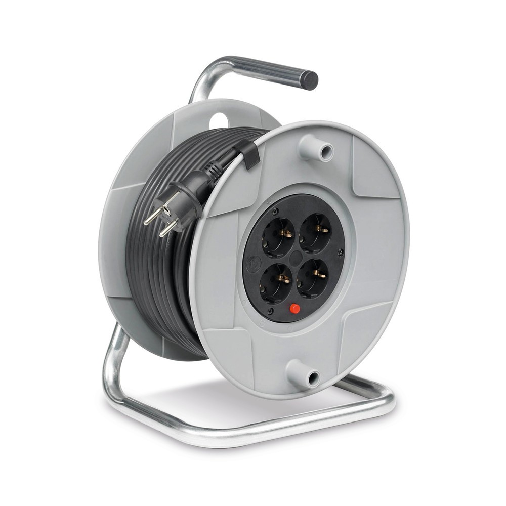 Product afbeelding: Kabelhaspel HEMMDAL, 4 stopcontacten, kabellengte 25 m
