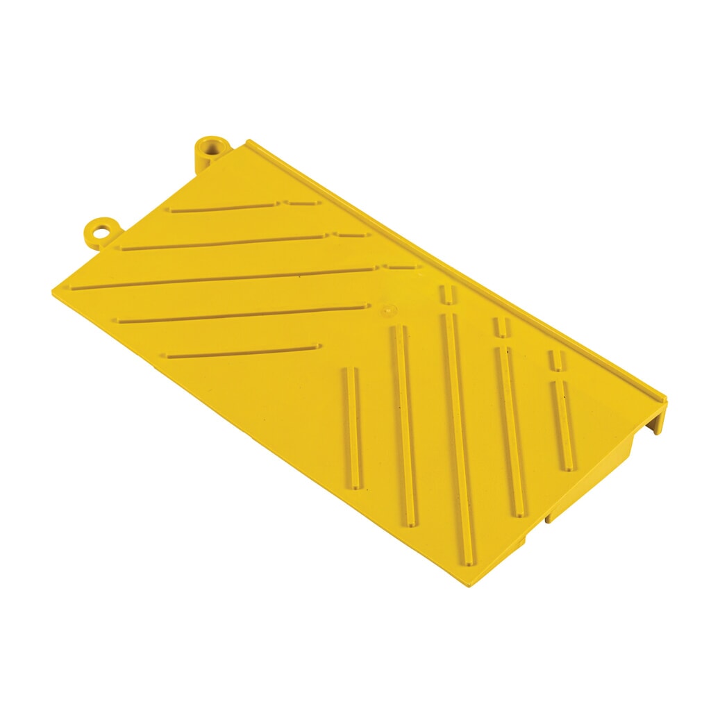 Kantstuk voor vloerplaatsysteem, zonder insteekneuzen, b x d 152 x 305 mm, geel Productafbeelding nr. 5: Kantstuk voor vloerplaatsysteem, zonder insteekneuzen, b x d 152 x 305 mm, geel