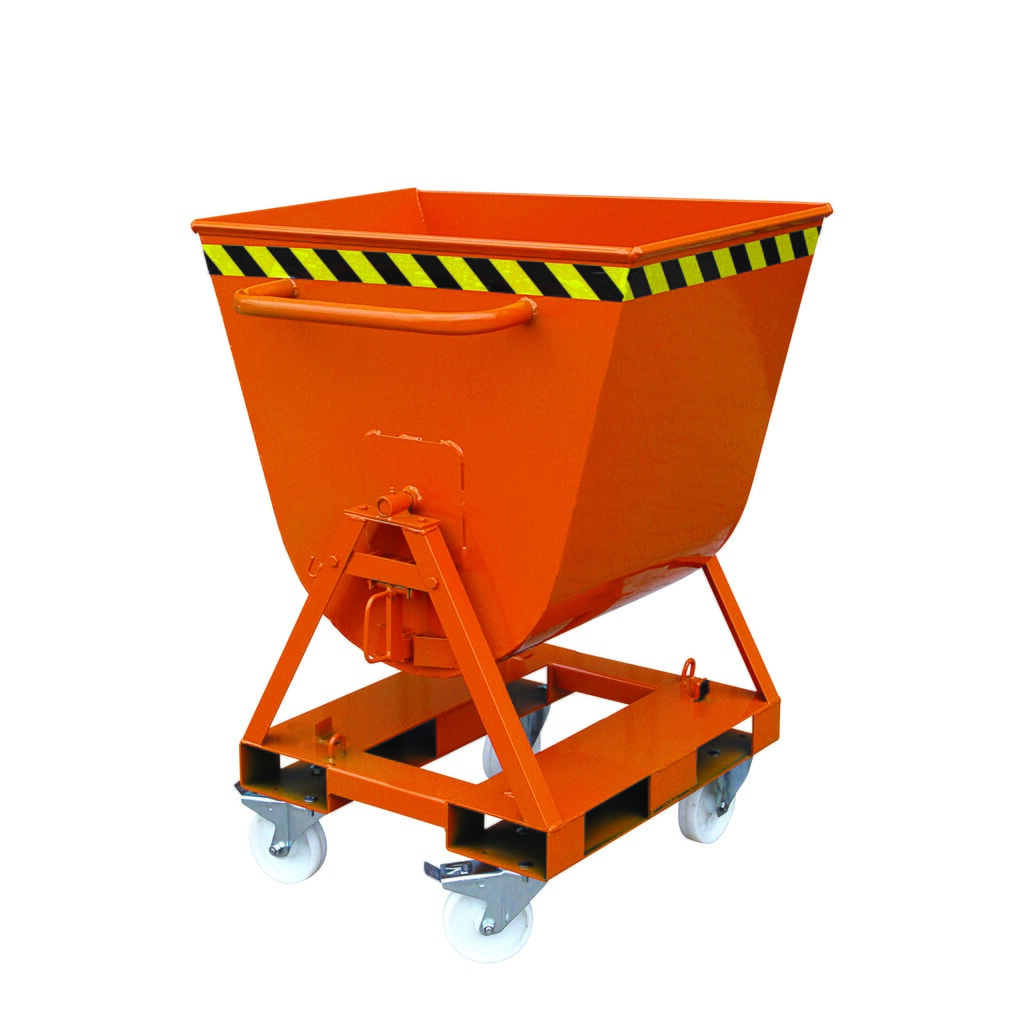 Kantelbak Eichinger®, kantelbaar aan 2 zijden, toegankelijk van 4 zijden, 500 kg, 300 liter zuiver oranje Productafbeelding nr. 2: Kantelbak Eichinger®, kantelbaar aan 2 zijden, toegankelijk van 4 zijden, 500 kg, 300 liter zuiver oranje