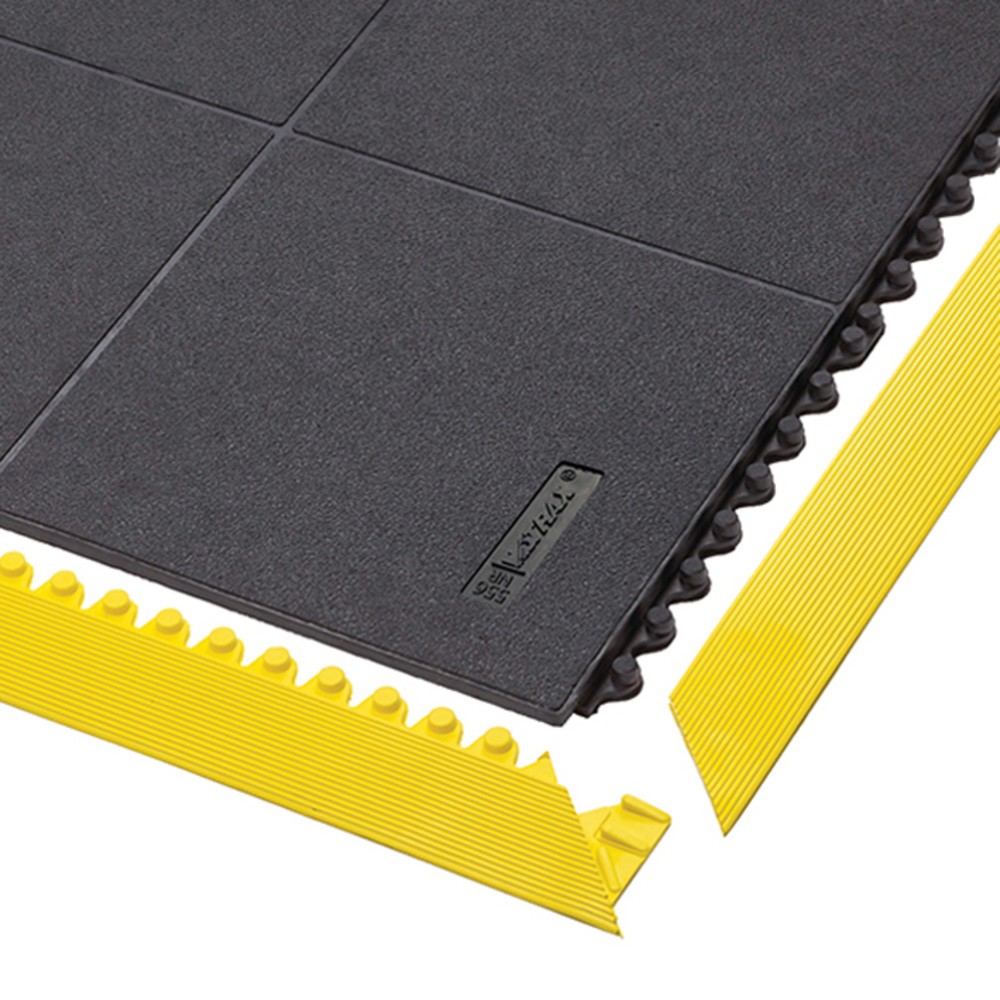 Productafbeelding nr. 2: Kantstroken voor vloerplaatsysteem, montagewerkplekken, met noppen, bxd 50 x 910 mm, geel