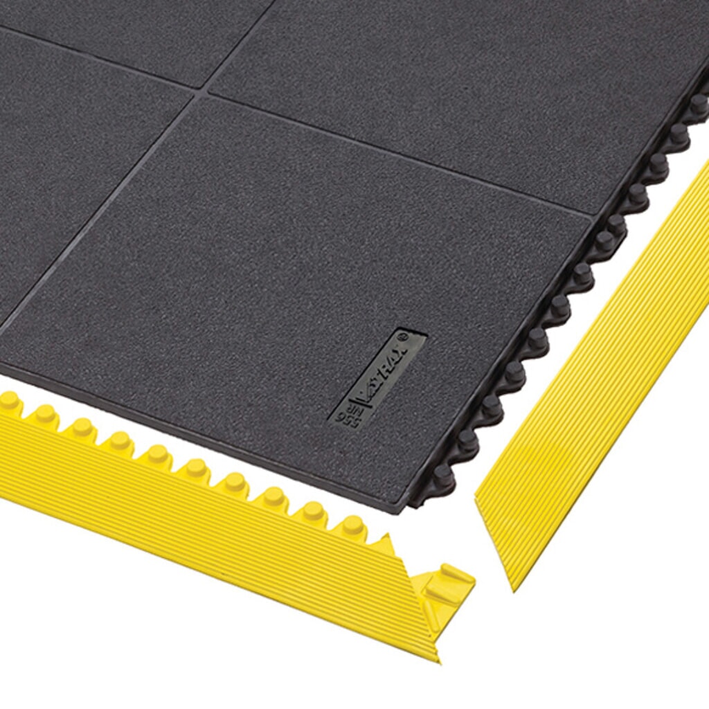 Productafbeelding nr. 2: Kantstroken voor vloerplaatsysteem, montagewerkplekken, zonder noppen, bxd 50 x 910 mm, geel