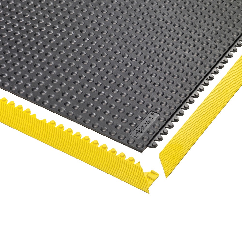 Productafbeelding nr. 3: Kantstrook, insteeksysteem voor laswerkplekken, met noppen, bxd 910 x 52 mm, geel