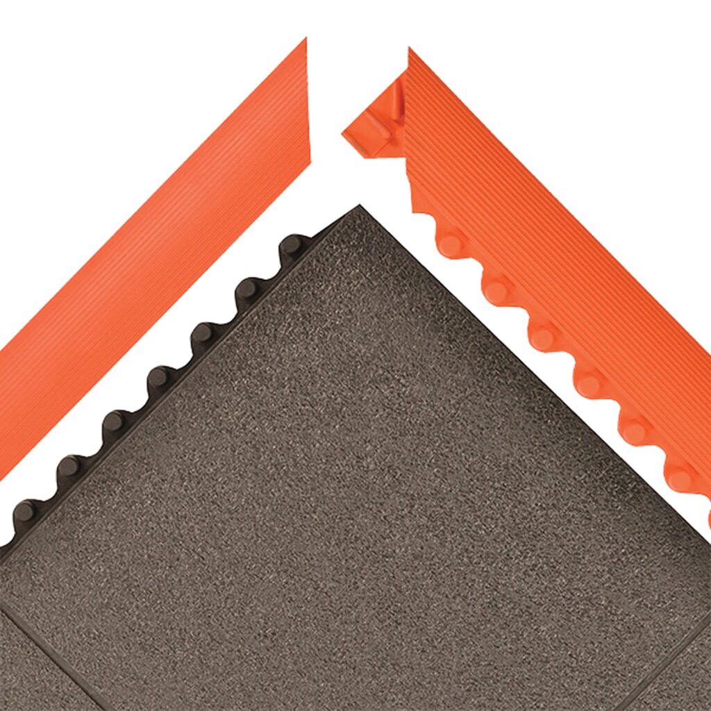 Kantstrook voor antivermoeidheidsmat van nitrilrubber, mannelijk, bxd 1.520 x 52 mm, oranje Productafbeelding nr. 5: Kantstrook voor antivermoeidheidsmat van nitrilrubber, mannelijk, bxd 1.520 x 52 mm, oranje