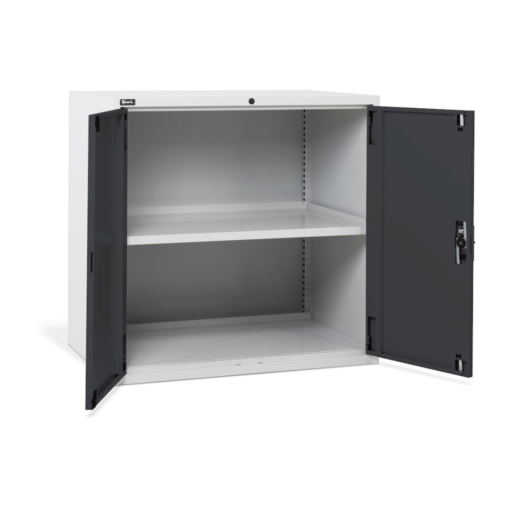 Product afbeelding: Kast Fami MASTER met draaideuren, hxbxd 1.000 x 1.020 x 726 mm, lichtgrijs, antraciet