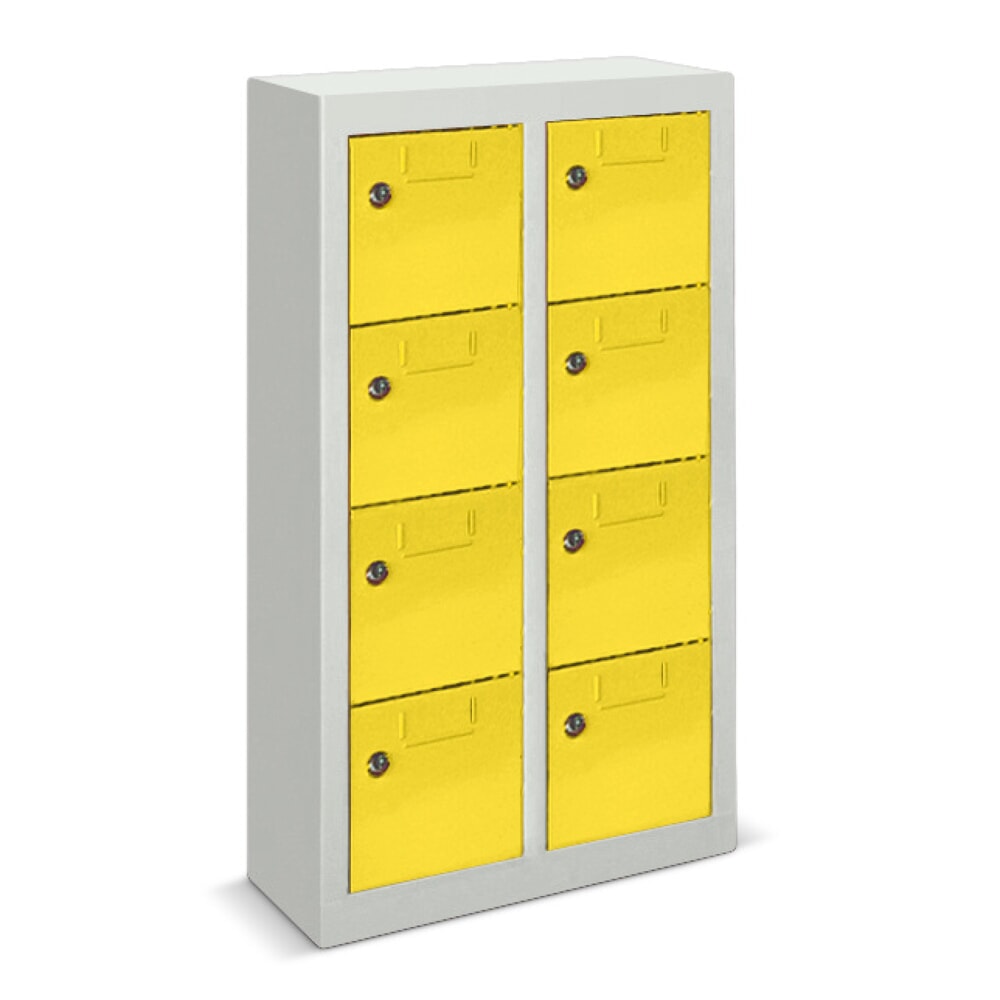 Product afbeelding: Kast met kleine vakken PAVOY, 8 vakken, hxbxd 815 x 460 x 200 mm, lichtgrijs, lichtgrijs