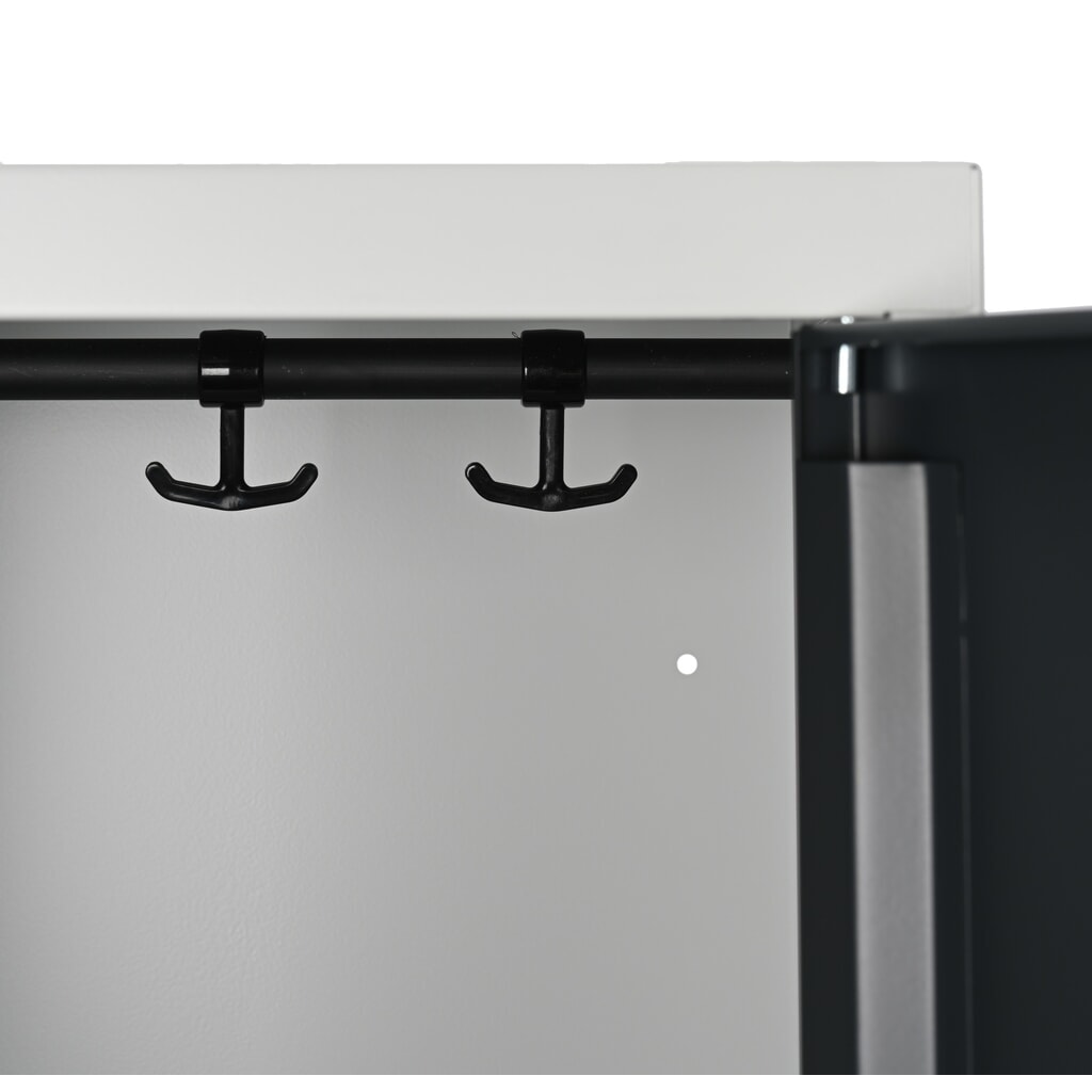Productafbeelding nr. 10: Kast Steinbock®, op de vloer staand, 2 compartimenten, draaivergrendeling, hxbxd 1.800 x 600 x 500 mm, lichtgrijs / antracietgrijs