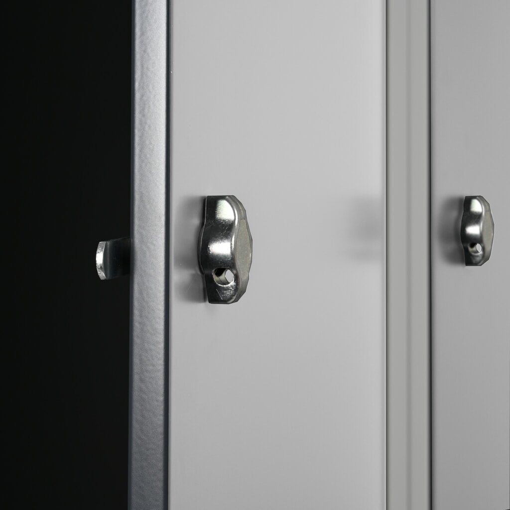 Productafbeelding nr. 3: Steinbock® kleding-/waskast, 1 compartiment, draaigrendelslot, hxbxd 1.800 x 600 x 500 mm, lichtgrijs/lichtgrijs