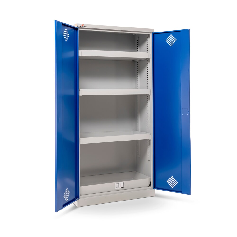 Productafbeelding nr. 10: Steinbock® chemicaliënkast, 4 bodemlekbakken volgens StawaR, hxbxd 1.950 x 950 x 500 mm