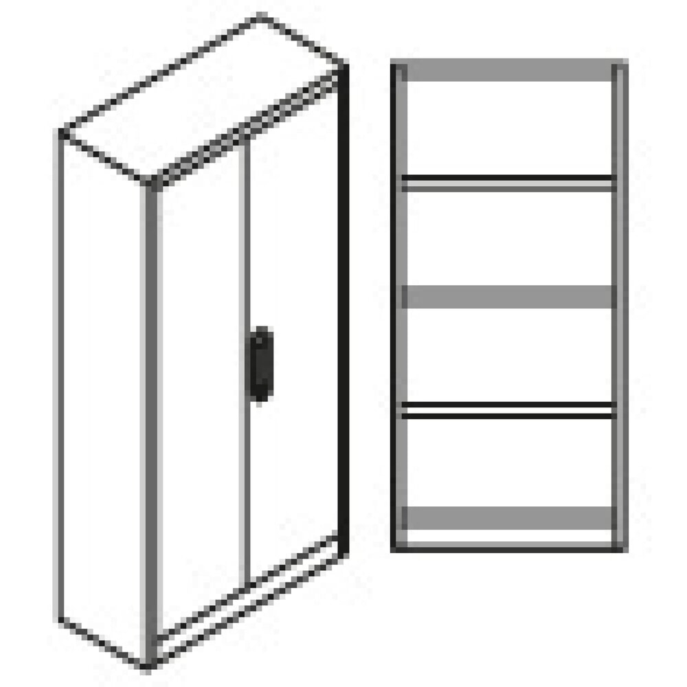 Productafbeelding nr. 11: Steinbock® chemicaliënkast, 4 bodemlekbakken volgens StawaR, hxbxd 1.950 x 950 x 500 mm