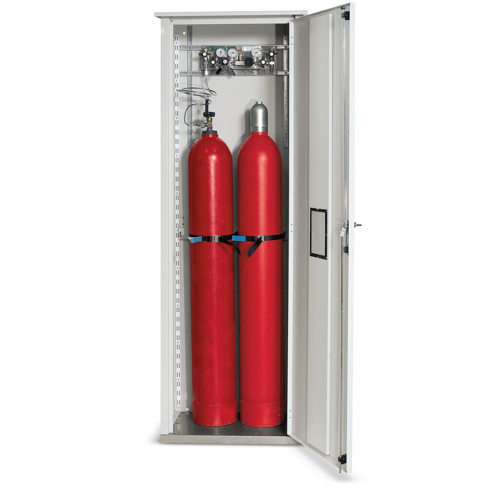 Product afbeelding: Kast voor gasflessen, h x b x d 2.150 x 700 x 400 mm