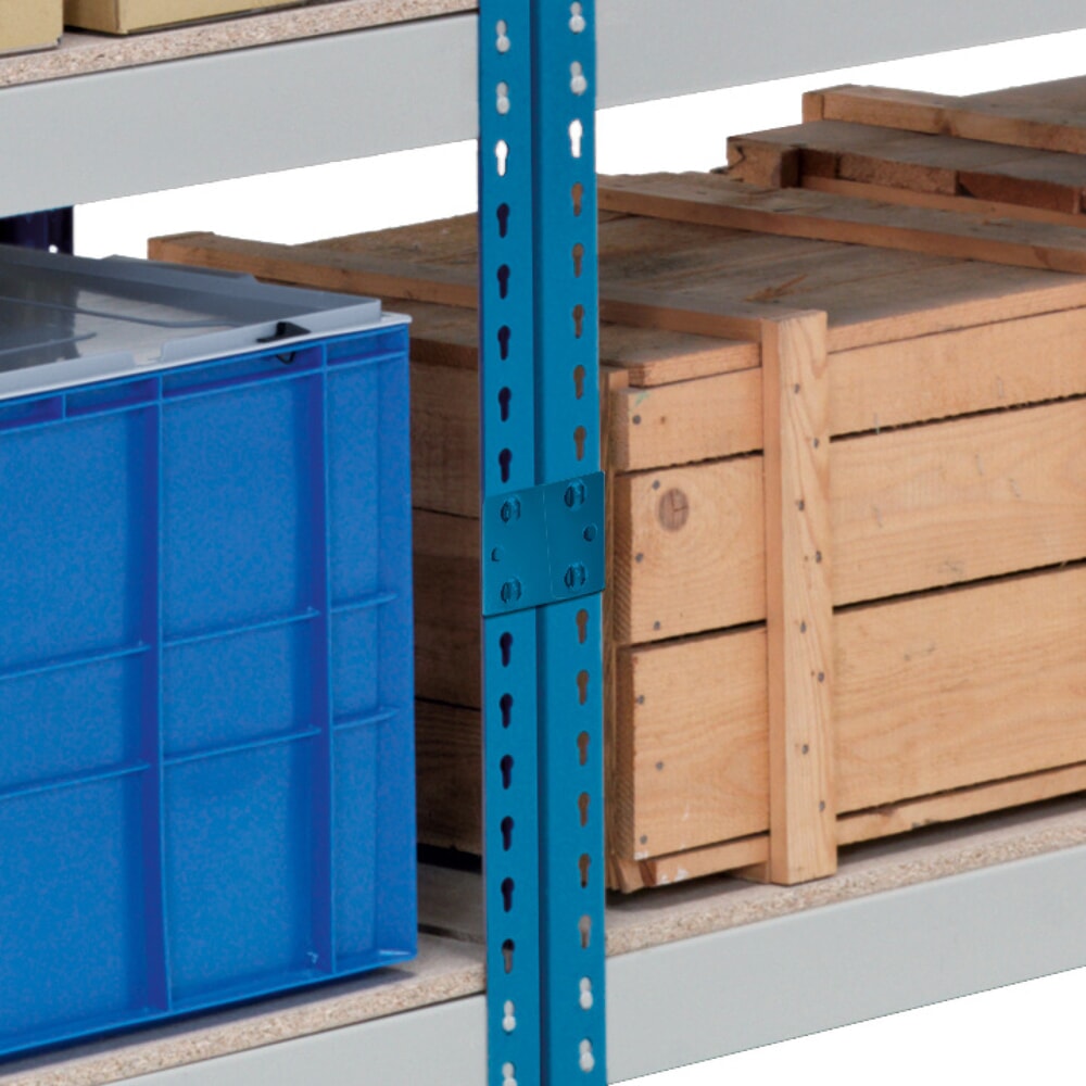 Product afbeelding: Kastverbinder voor grootvakrek SCHULTE, blauw, blauw