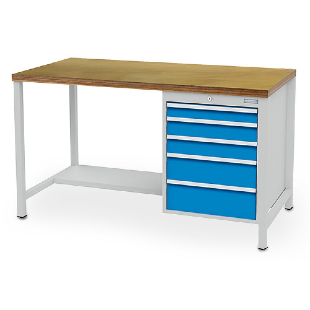 Kastwerkbank Bedrunka+Hirth R 18-24, hxbxd 859 x 1.500 x 750 mm, lichtgrijs, lichtblauw, 5 lades 1x75 + 2x100 + 1x150 + 1x175 mm Product afbeelding: Kastwerkbank Bedrunka+Hirth R 18-24, hxbxd 859 x 1.500 x 750 mm, lichtgrijs, lichtblauw, 5 lades 1x75 + 2x100 + 1x150 + 1x175 mm