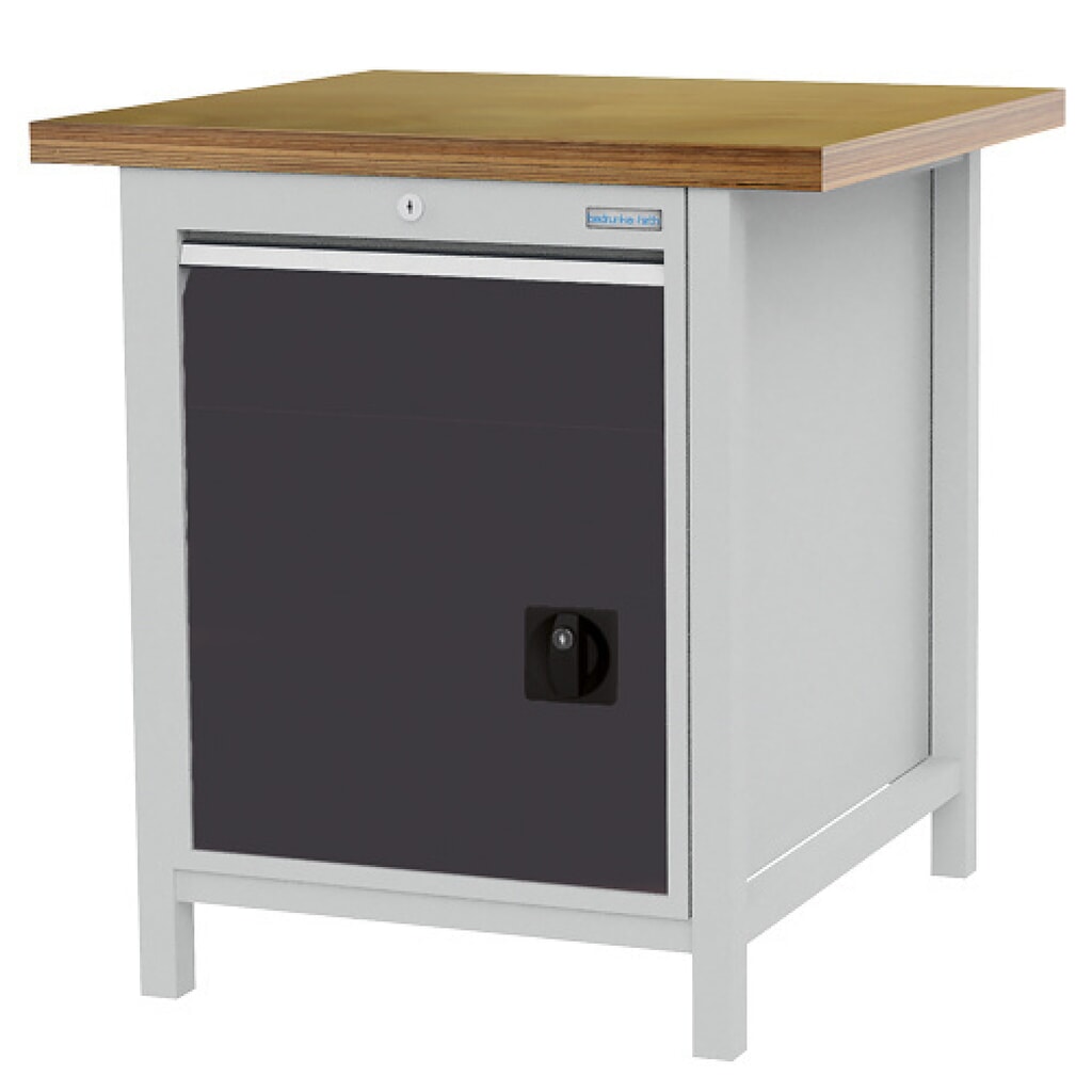 Kastwerkbank Bedrunka+Hirth R 18-24, hxbxd 859 x 810 x 750 mm, lichtgrijs, antracietgrijs, 1 lade 1x150 mm, 1 draaideur 1x450 mm Product afbeelding: Kastwerkbank Bedrunka+Hirth R 18-24, hxbxd 859 x 810 x 750 mm, lichtgrijs, antracietgrijs, 1 lade 1x150 mm, 1 draaideur 1x450 mm