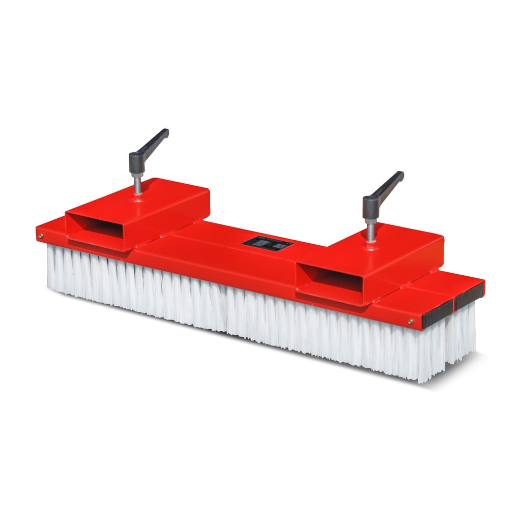 Keerbezem voor heftrucks en wielladers, zonder verstelmogelijkheid, breedte 1.000 mm Product afbeelding: Keerbezem voor heftrucks en wielladers, zonder verstelmogelijkheid, breedte 1.000 mm