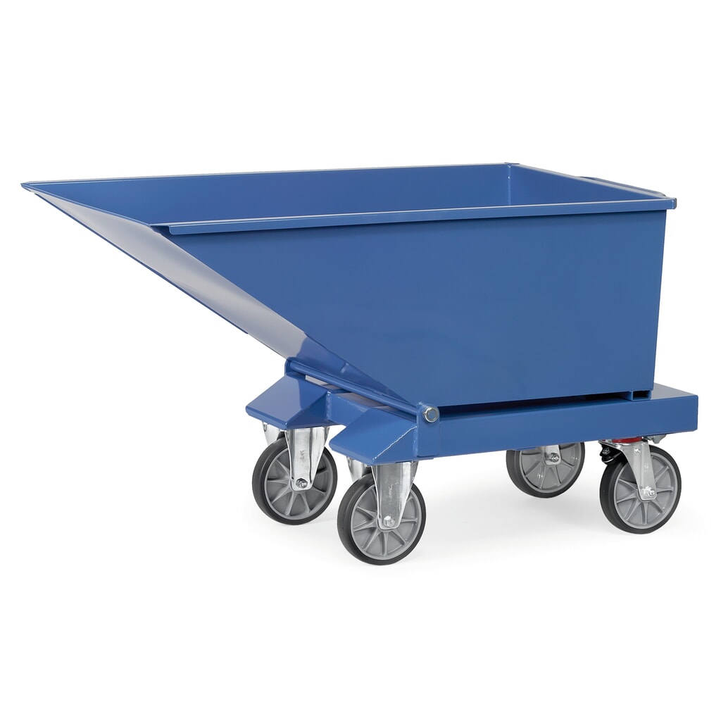Productafbeelding nr. 5: Kiepbak met wielen fetra®, inhoud 0,25 m³, blauw