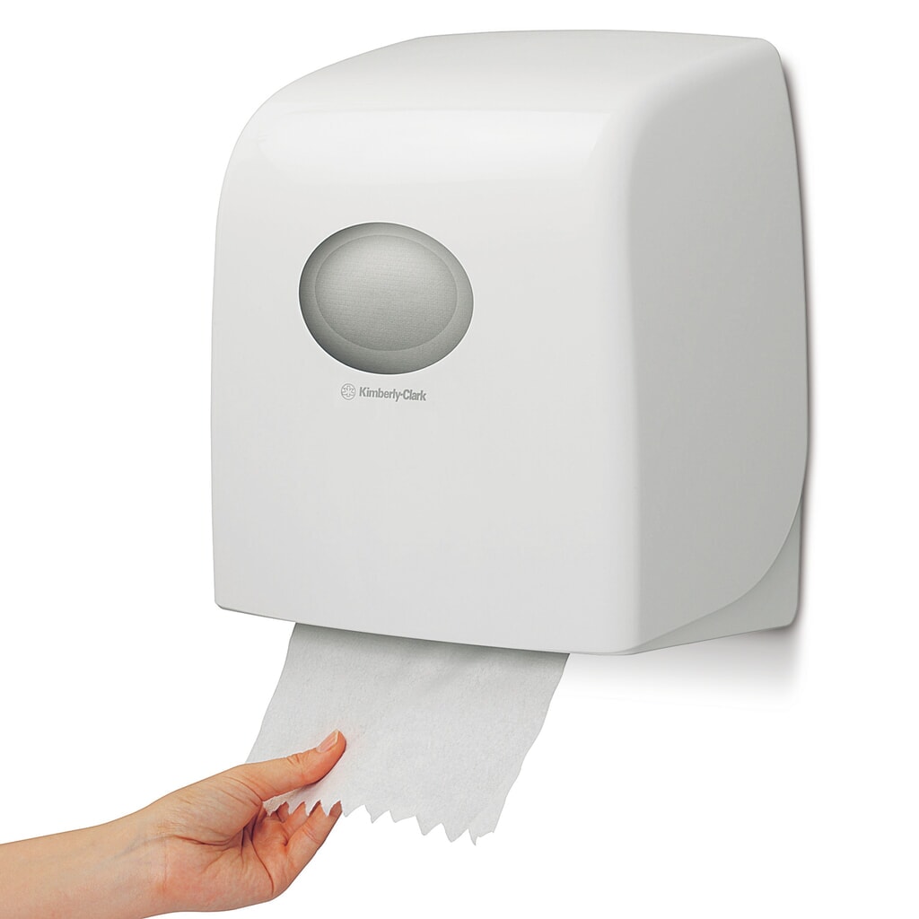 Kimberly-Clark® SLIMROLL Handdoekdispenser, klein Product afbeelding: Kimberly-Clark® SLIMROLL Handdoekdispenser, klein