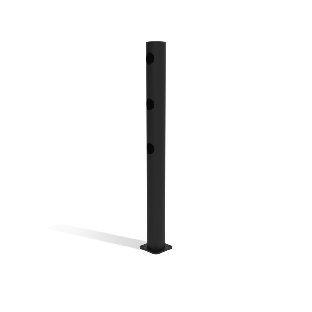 Klapdeur-middenpaal voor veiligheidshek ‘Delta‘, Ø 110 mm, hoogte 1.200 mm Productafbeelding nr. 6: Klapdeur-middenpaal voor veiligheidshek ‘Delta‘, Ø 110 mm, hoogte 1.200 mm