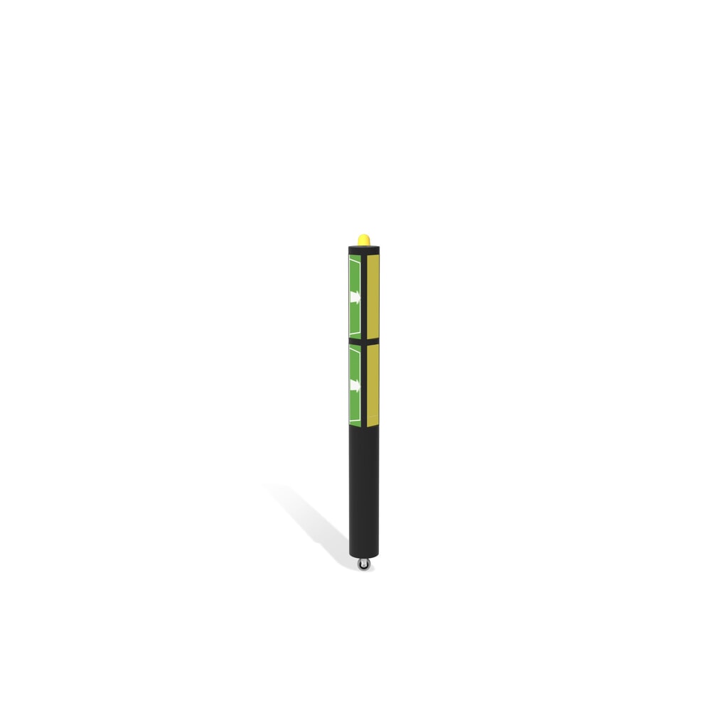 Klapdeur voor veiligheidshek ‘Delta‘, hxb 1.200 x 2.000 mm, met wiel Productafbeelding nr. 3: Klapdeur voor veiligheidshek ‘Delta‘, hxb 1.200 x 2.000 mm, met wiel
